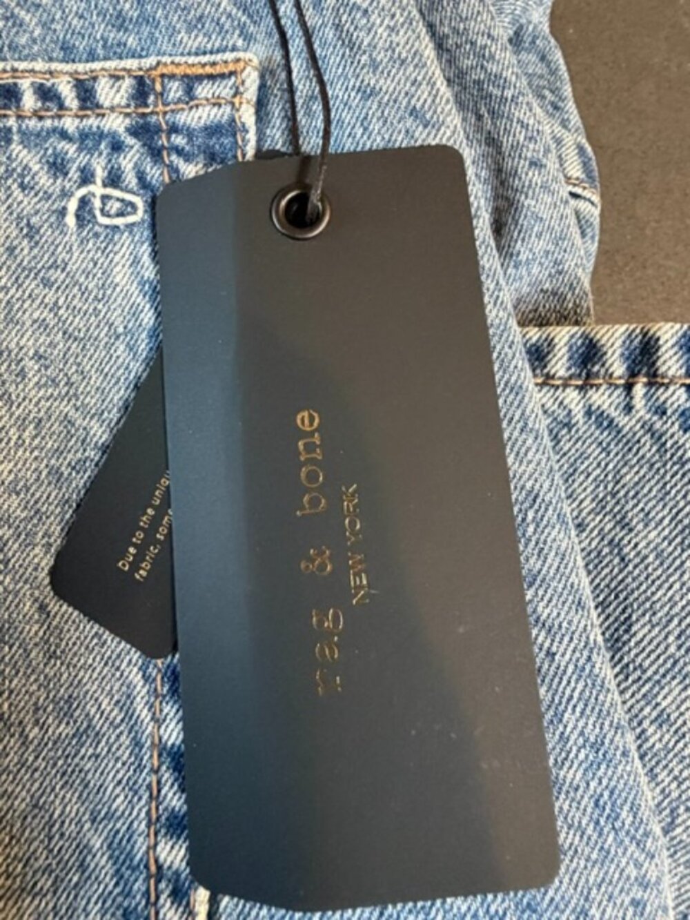 Rag & Bone The Charlie High Rise Barrel Jean, Size 30 Arlo Wash NWT - Picture 9 of 15